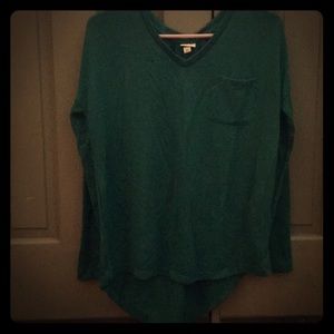 Merona forest green long sleeve sweater